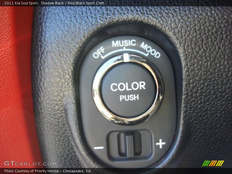 Controls of 2011 Soul Sport