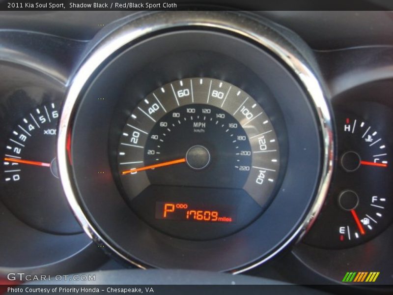  2011 Soul Sport Sport Gauges