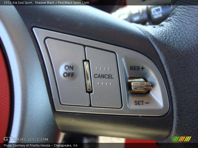 Controls of 2011 Soul Sport