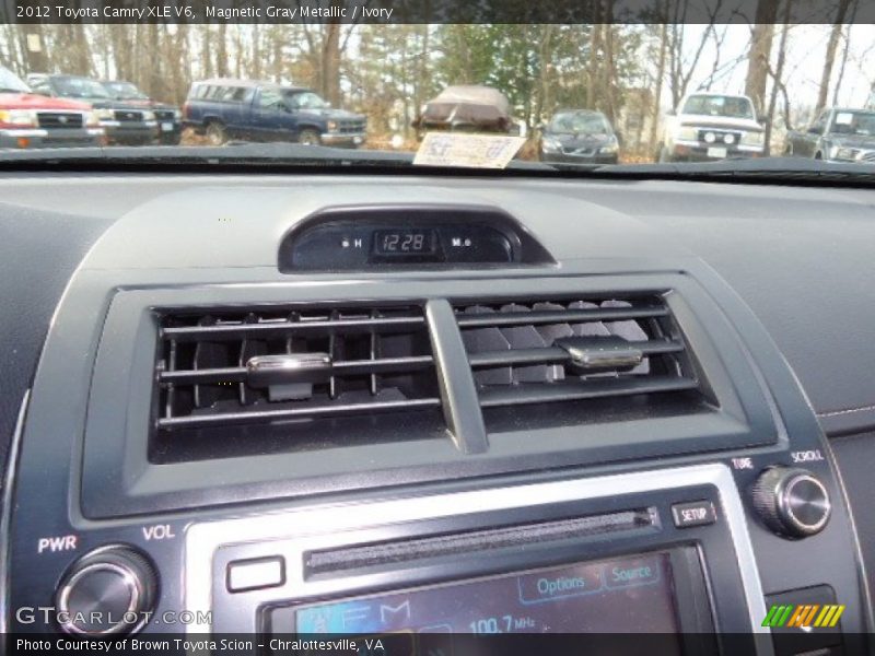 Magnetic Gray Metallic / Ivory 2012 Toyota Camry XLE V6