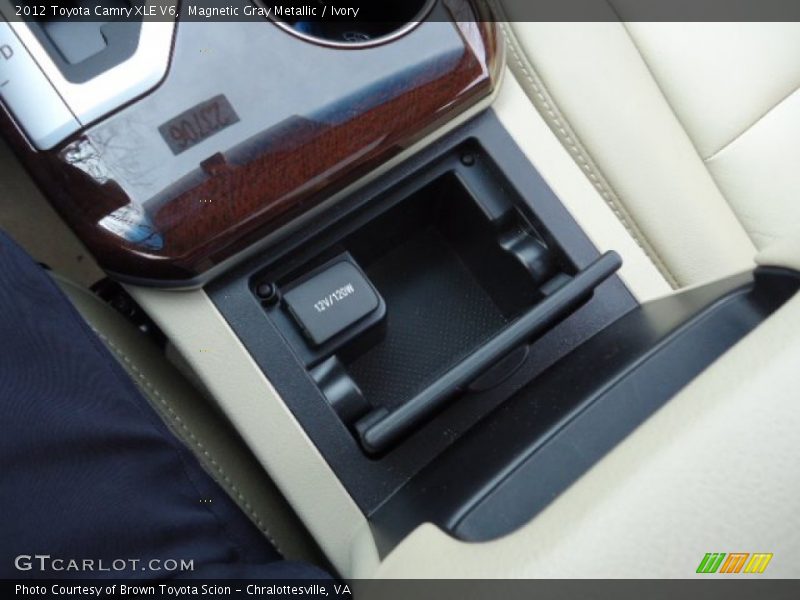 Magnetic Gray Metallic / Ivory 2012 Toyota Camry XLE V6