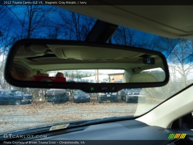 Magnetic Gray Metallic / Ivory 2012 Toyota Camry XLE V6