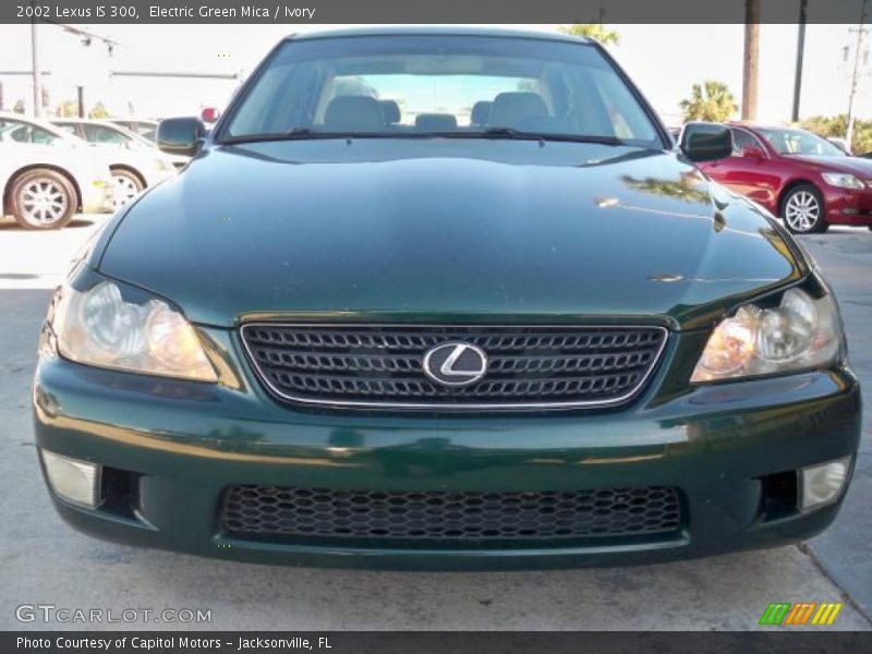 Electric Green Mica / Ivory 2002 Lexus IS 300