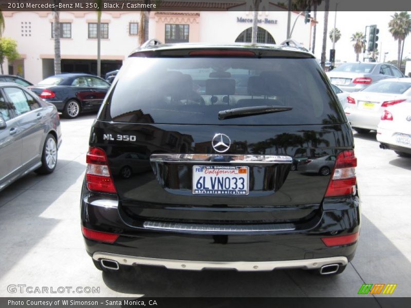 Black / Cashmere 2010 Mercedes-Benz ML 350
