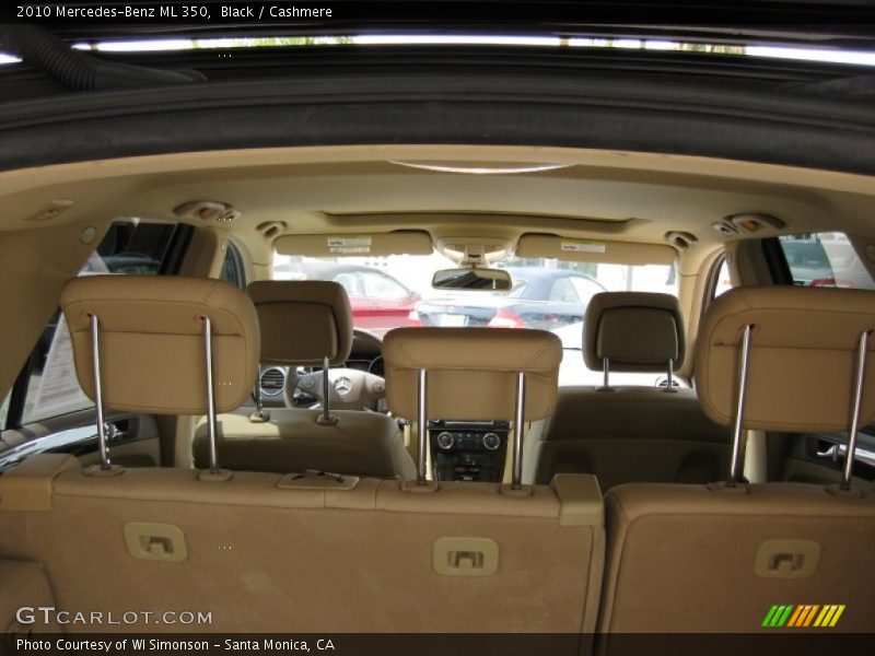 Black / Cashmere 2010 Mercedes-Benz ML 350