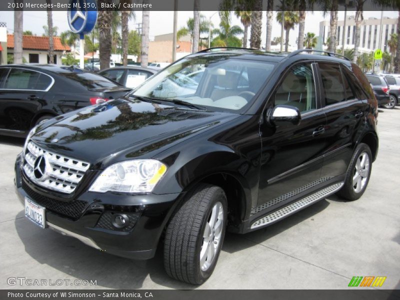 Black / Cashmere 2010 Mercedes-Benz ML 350