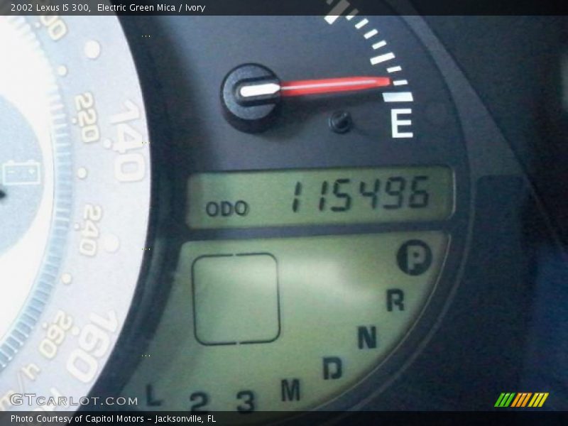 Electric Green Mica / Ivory 2002 Lexus IS 300