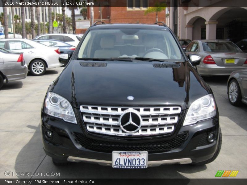 Black / Cashmere 2010 Mercedes-Benz ML 350