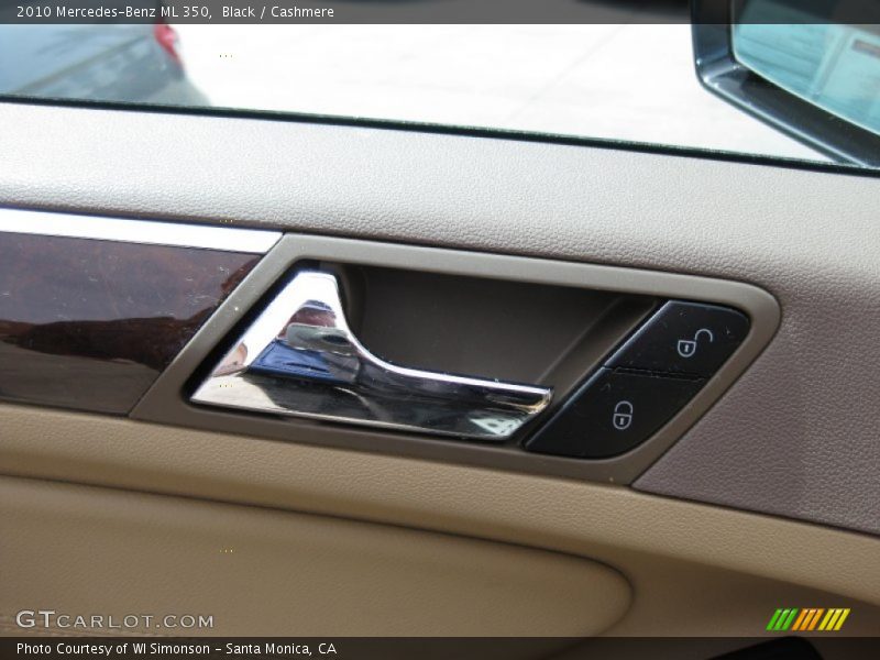Black / Cashmere 2010 Mercedes-Benz ML 350