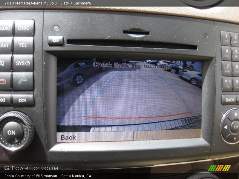 Black / Cashmere 2010 Mercedes-Benz ML 350