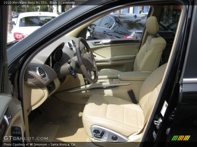 Black / Cashmere 2010 Mercedes-Benz ML 350