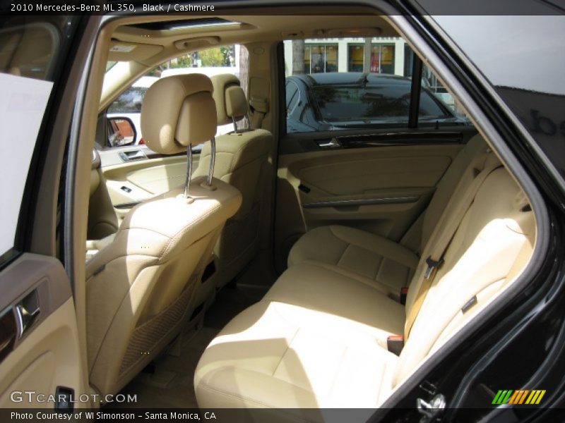 Black / Cashmere 2010 Mercedes-Benz ML 350