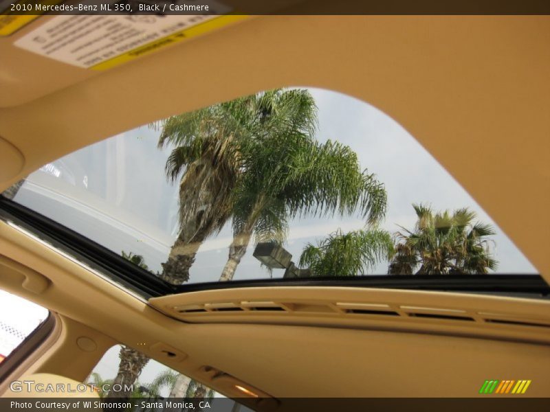Black / Cashmere 2010 Mercedes-Benz ML 350