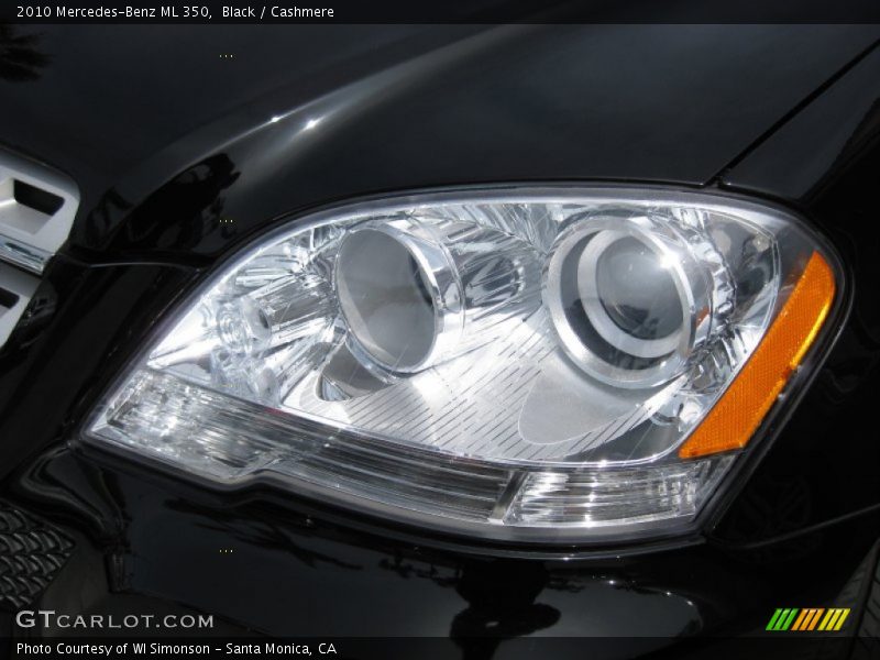 Black / Cashmere 2010 Mercedes-Benz ML 350
