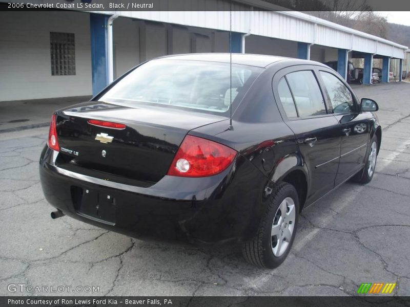 Black / Neutral 2006 Chevrolet Cobalt LS Sedan