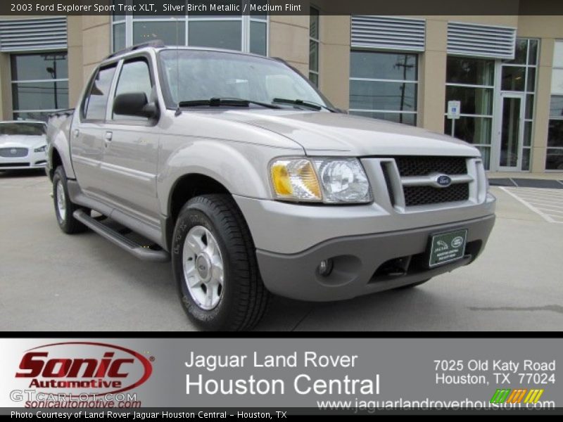 Silver Birch Metallic / Medium Flint 2003 Ford Explorer Sport Trac XLT
