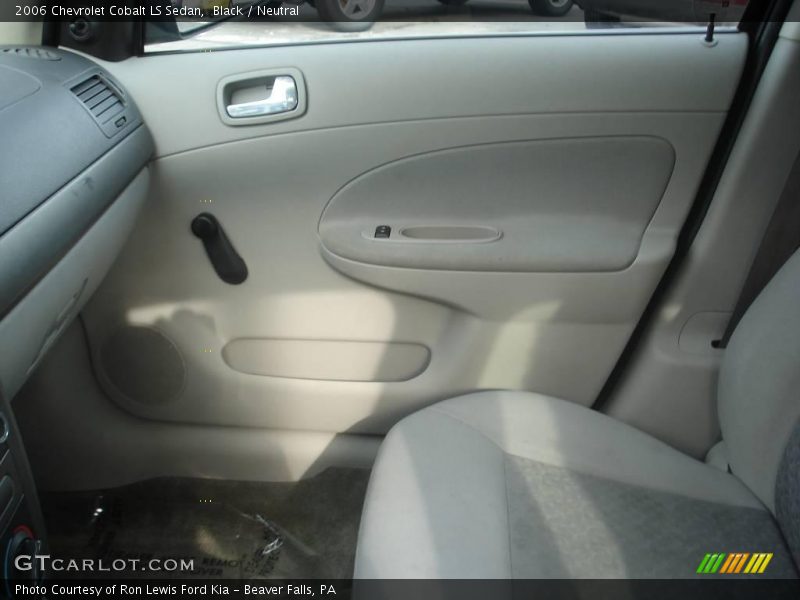 Black / Neutral 2006 Chevrolet Cobalt LS Sedan