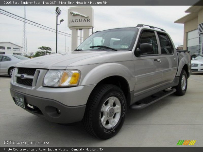 Silver Birch Metallic / Medium Flint 2003 Ford Explorer Sport Trac XLT