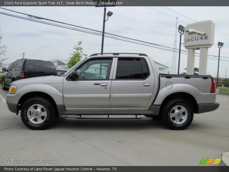 Silver Birch Metallic / Medium Flint 2003 Ford Explorer Sport Trac XLT