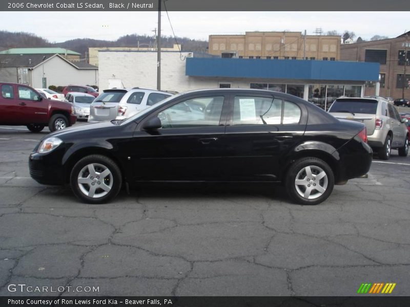 Black / Neutral 2006 Chevrolet Cobalt LS Sedan