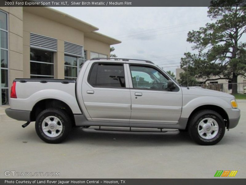 Silver Birch Metallic / Medium Flint 2003 Ford Explorer Sport Trac XLT