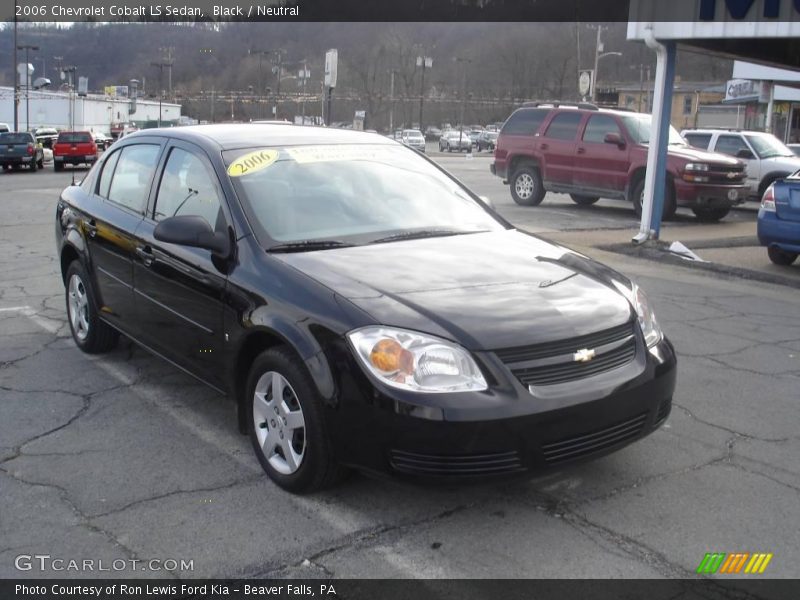 Black / Neutral 2006 Chevrolet Cobalt LS Sedan