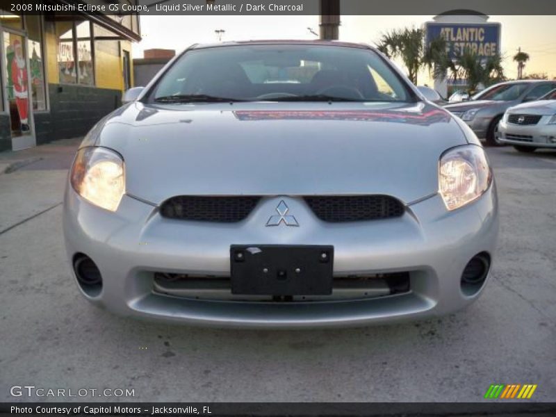 Liquid Silver Metallic / Dark Charcoal 2008 Mitsubishi Eclipse GS Coupe