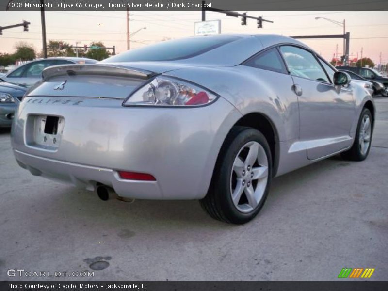 Liquid Silver Metallic / Dark Charcoal 2008 Mitsubishi Eclipse GS Coupe