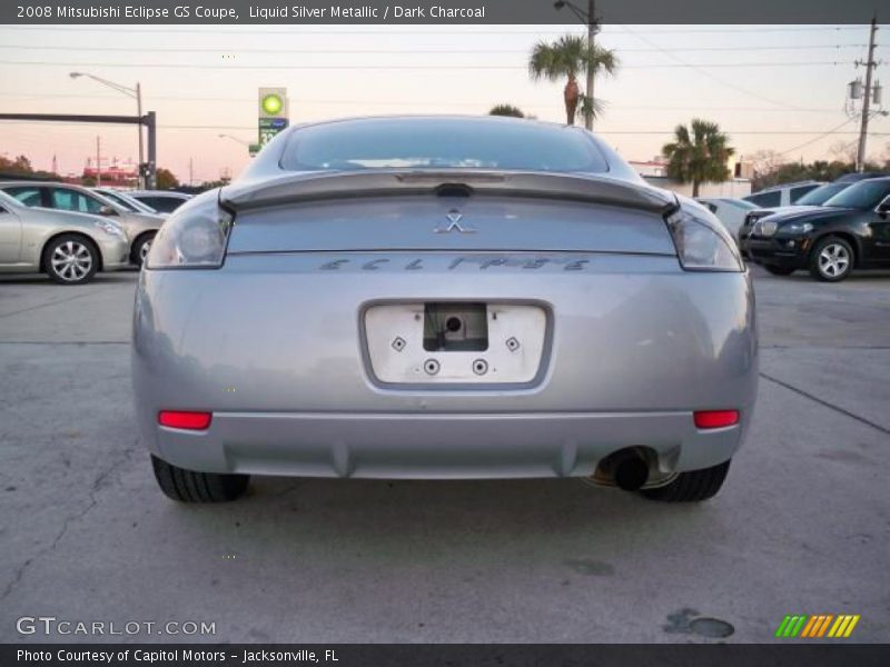 Liquid Silver Metallic / Dark Charcoal 2008 Mitsubishi Eclipse GS Coupe