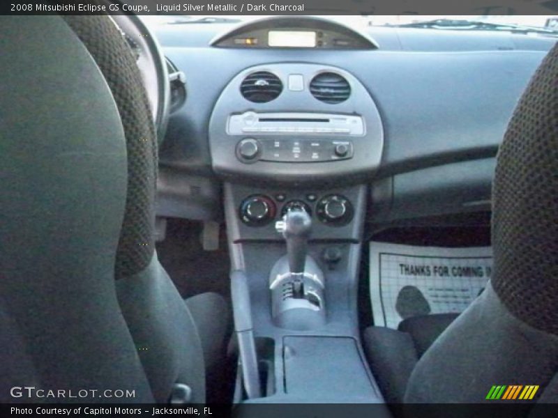 Liquid Silver Metallic / Dark Charcoal 2008 Mitsubishi Eclipse GS Coupe