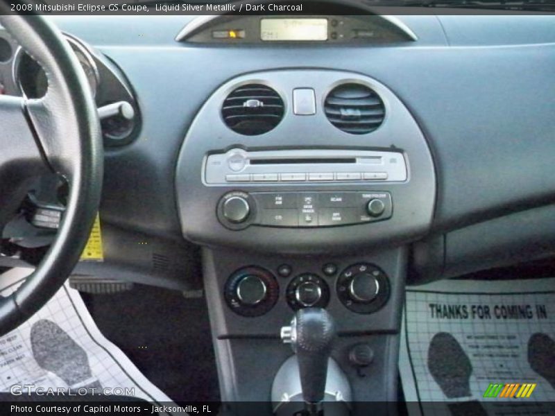 Liquid Silver Metallic / Dark Charcoal 2008 Mitsubishi Eclipse GS Coupe