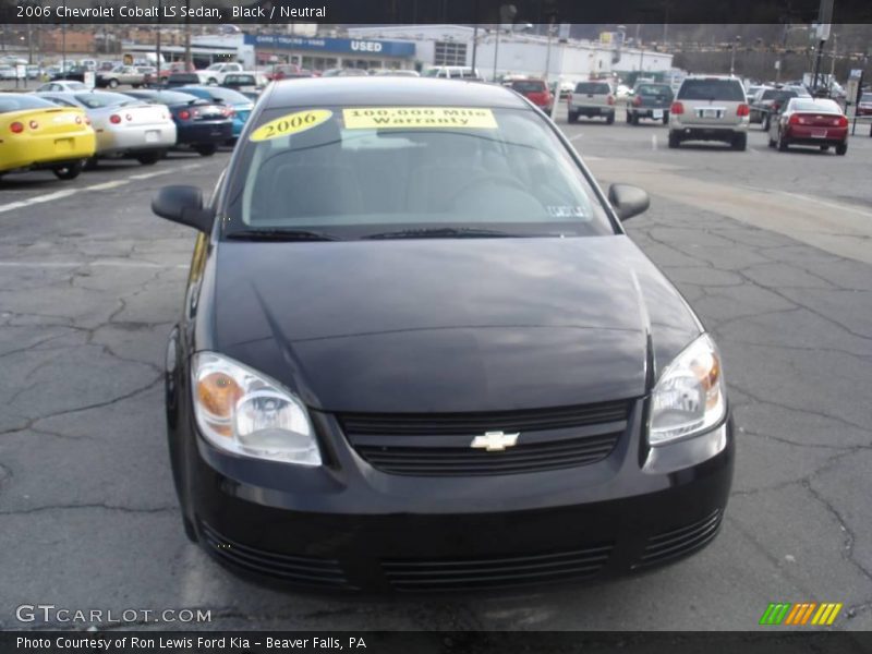 Black / Neutral 2006 Chevrolet Cobalt LS Sedan