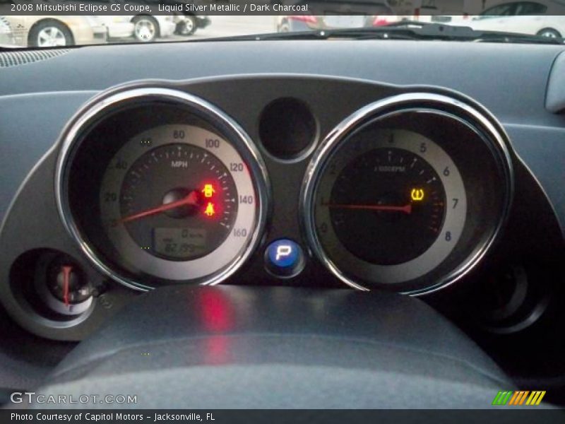 Liquid Silver Metallic / Dark Charcoal 2008 Mitsubishi Eclipse GS Coupe