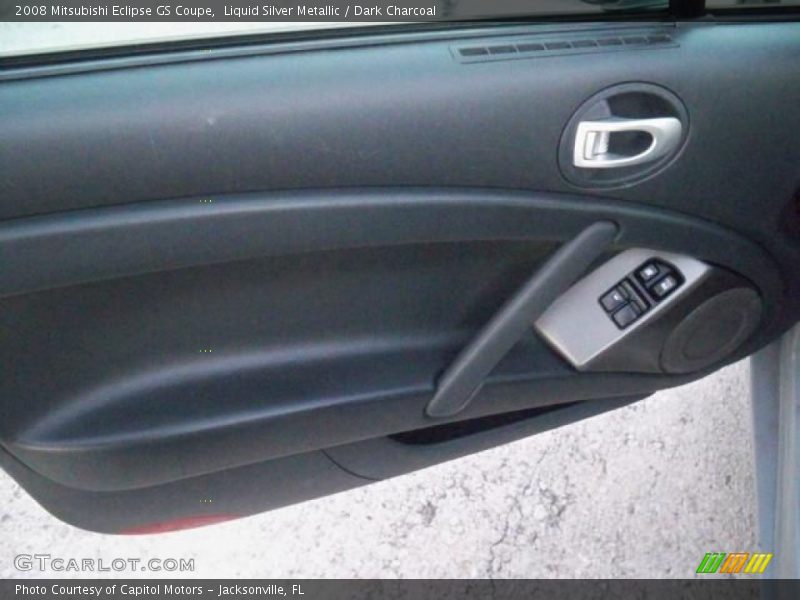 Liquid Silver Metallic / Dark Charcoal 2008 Mitsubishi Eclipse GS Coupe