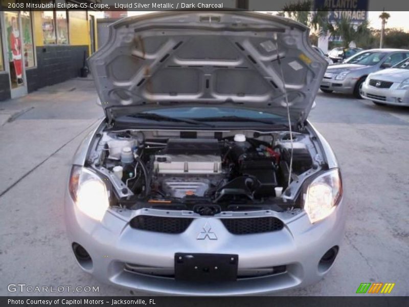 Liquid Silver Metallic / Dark Charcoal 2008 Mitsubishi Eclipse GS Coupe