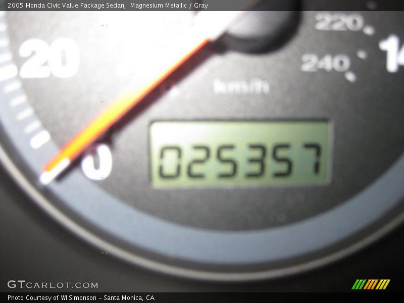Magnesium Metallic / Gray 2005 Honda Civic Value Package Sedan