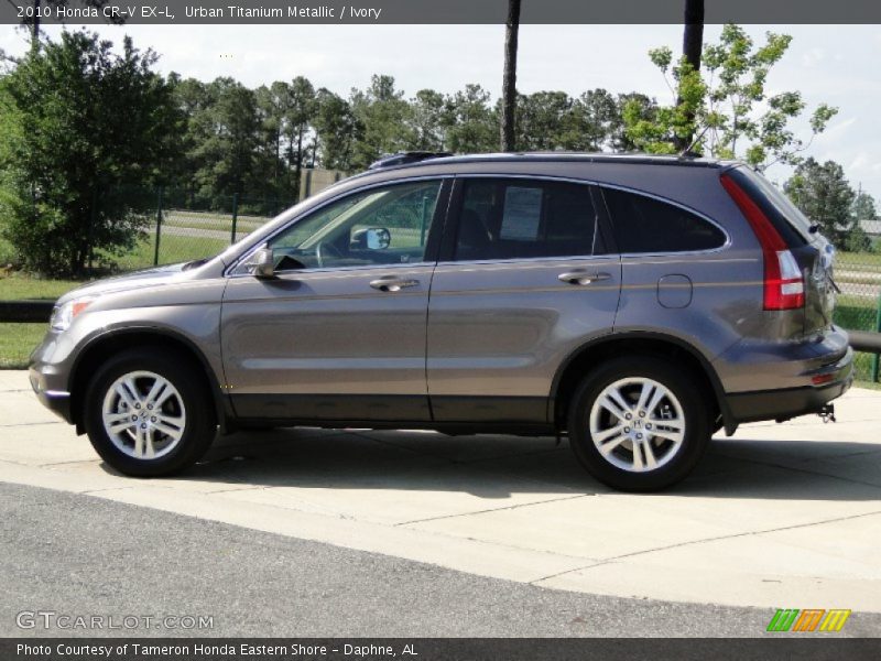 Urban Titanium Metallic / Ivory 2010 Honda CR-V EX-L