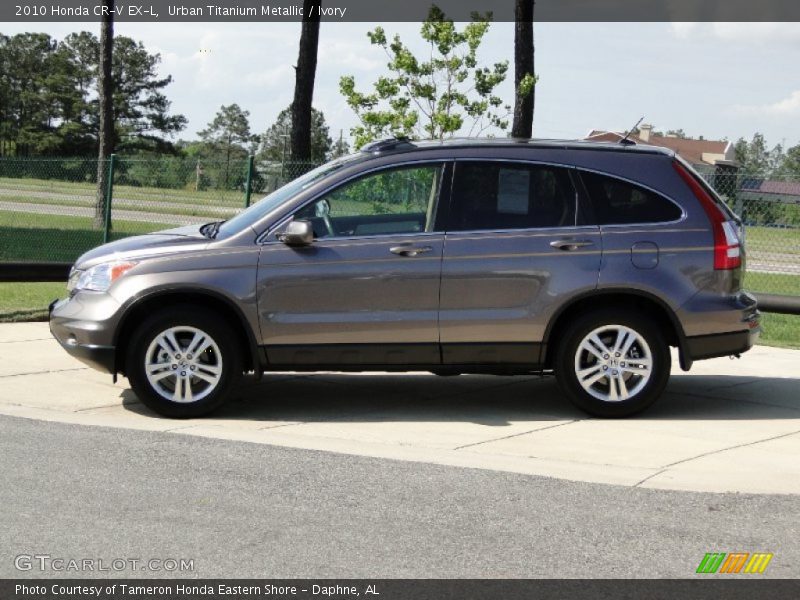 Urban Titanium Metallic / Ivory 2010 Honda CR-V EX-L