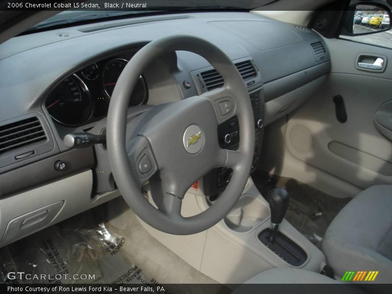 Black / Neutral 2006 Chevrolet Cobalt LS Sedan