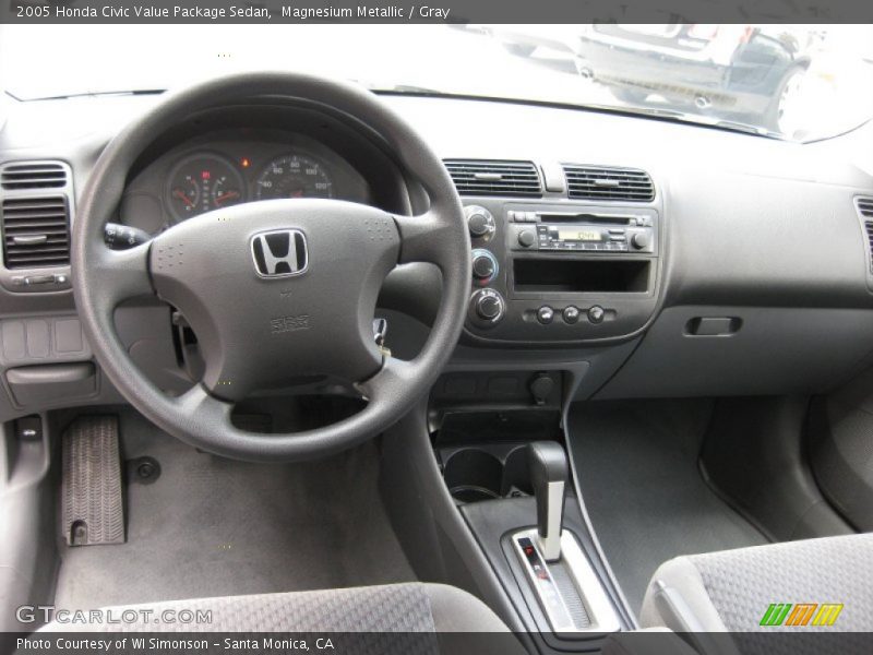 Magnesium Metallic / Gray 2005 Honda Civic Value Package Sedan