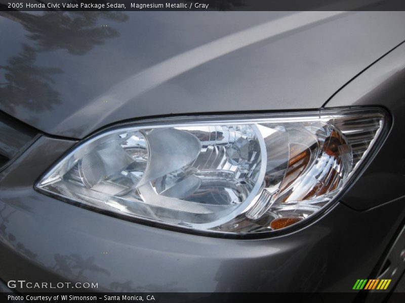 Magnesium Metallic / Gray 2005 Honda Civic Value Package Sedan