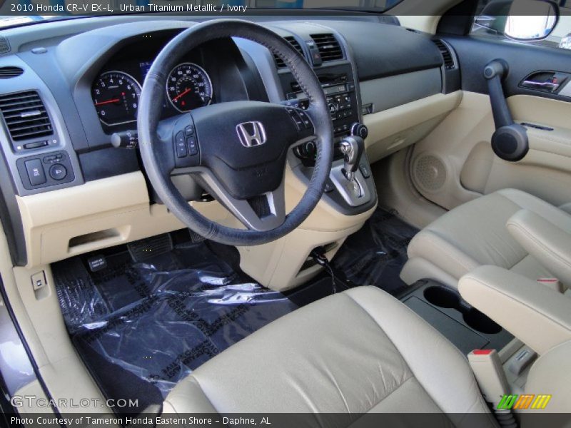 Urban Titanium Metallic / Ivory 2010 Honda CR-V EX-L