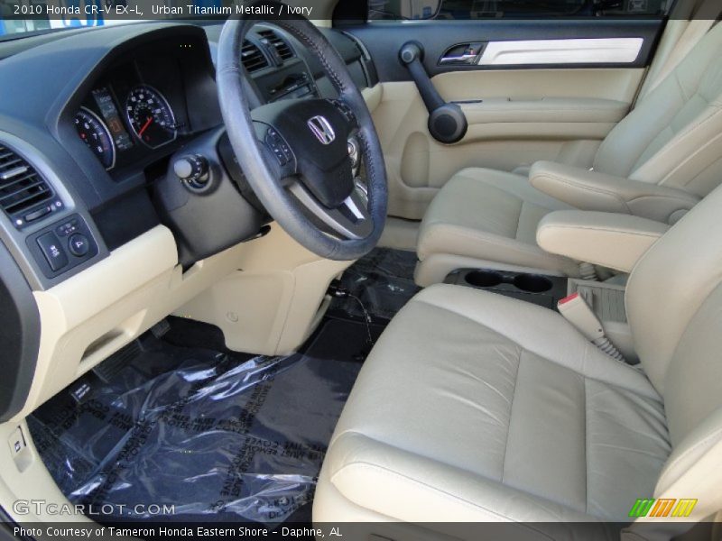 Urban Titanium Metallic / Ivory 2010 Honda CR-V EX-L