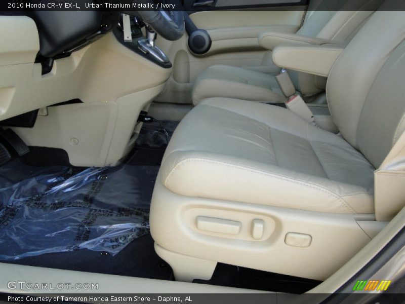 Urban Titanium Metallic / Ivory 2010 Honda CR-V EX-L