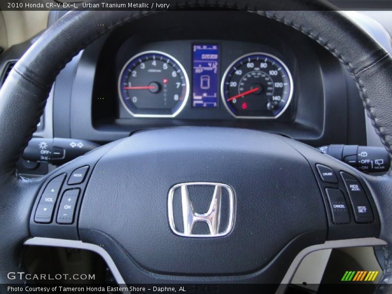 Urban Titanium Metallic / Ivory 2010 Honda CR-V EX-L