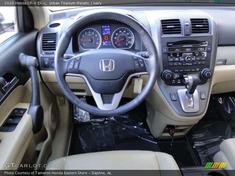 Urban Titanium Metallic / Ivory 2010 Honda CR-V EX-L