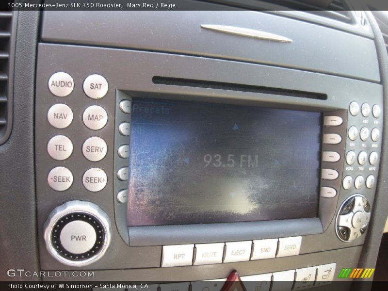 Mars Red / Beige 2005 Mercedes-Benz SLK 350 Roadster