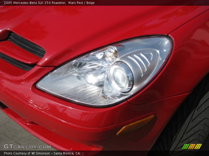 Mars Red / Beige 2005 Mercedes-Benz SLK 350 Roadster