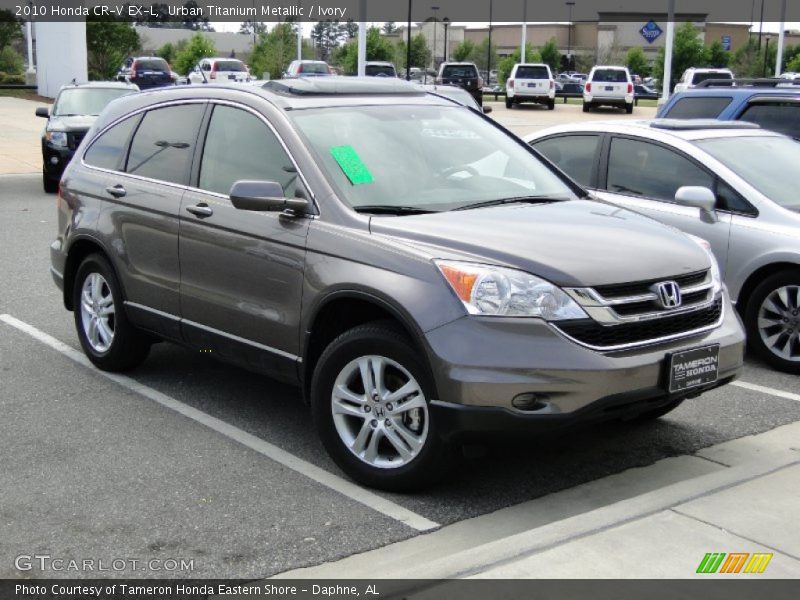 Urban Titanium Metallic / Ivory 2010 Honda CR-V EX-L