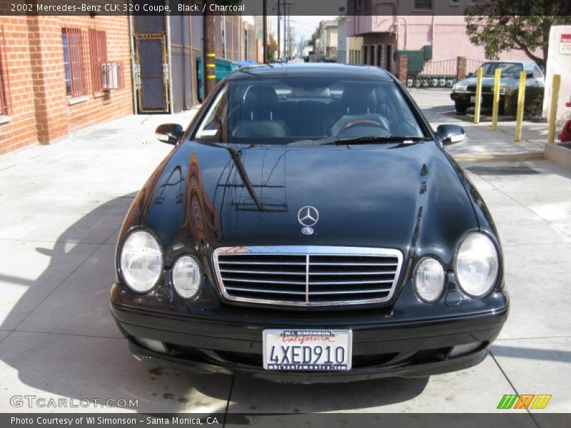 Black / Charcoal 2002 Mercedes-Benz CLK 320 Coupe
